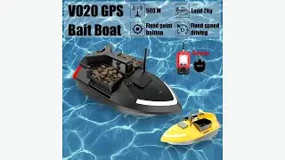 Review Fishing Tool Smart Sonar GPS Bait Boat 2024