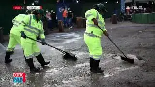 Santa Cruz: Gobierno municipal realiza limpieza de mercados