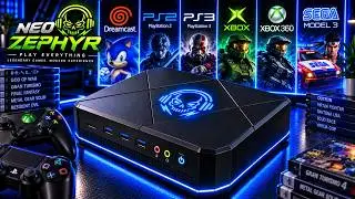 NEW NEO ZEPHYR Plug &  Play Game Console Has Everything On It!
