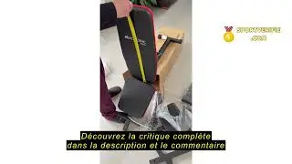 Avis sur la Mobiclinic&reg;, Banc musculation, Bandes de R&eacute;sistance, Pliable, Avec Roues, Multifonction,