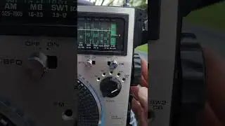 Who said C.B. is dead? #lifeisbutadream #cbradio #panasonic #shortwaveradiovintage