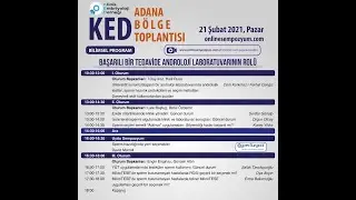 Klinik Embriyoloji Derneği Adana B&ouml;lge Toplantısı / B&ouml;l&uuml;m 1