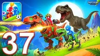 Stickman Party - Gameplay Walkthrough Part 37 - Tournament Mode 1 2 3 4 Players Free New MiniGames