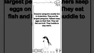 English Listening for Beginners | Amazing Emperor Penguins #englishvocabulary #easy #education