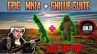 EPIC MK14 + Ghillie Suit - Shroud wins solo FPP [Jun-10] - PUBG HIGHLIGHTS TOP 1 #119