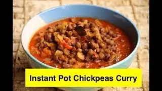 Instant Pot Chickpeas in Roasted Coconut Gravy- Kerala Style Kadala Curry