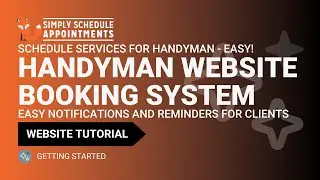 Create Handyman Booking Form for WordPress | Schedule Handy Services | Simply Schedule Appointments