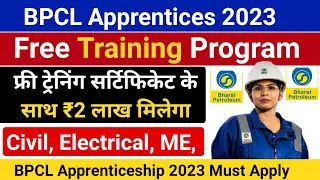 BPCL Apprentice 2023 for civil engineer | Latest recruitment for civil engineer 2023