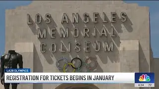 Tickets for 2028 LA Olympics will go on sale in January