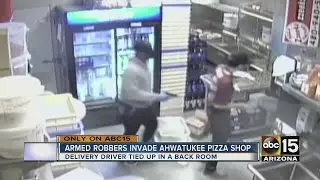 Ahwatukee pizzeria offers reward leading to arrest of pair who robbed the store