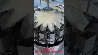 Mutil head weighing filling machine with double feeding machine, Automatic weighing filling machine