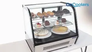 Polar Countertop Food Display Fridge 120 & 160Ltr Black CD229 & CD230