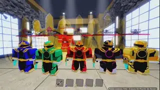 All 5 gozyuger henshin in roblox 