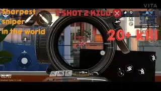 😱1 shot 2 Kill | sharpest sniper in the world | zero death TDM | Call of duty gameplay| #callofduty