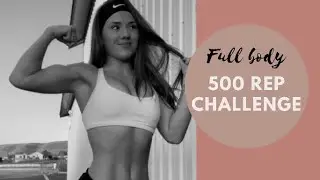500 rep challenge- full body || body weight workout