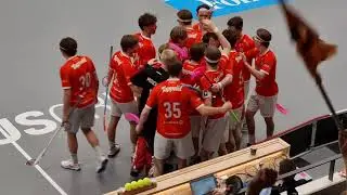 1:a perioden finalen Pixbo Wallenstam IBF-H&ouml;llvikens IBF, Innebandyfesten USM 2021/2022 2022-04-03