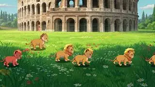 Pride of Lions Song for Kids | Fun Animal Nursery Rhyme