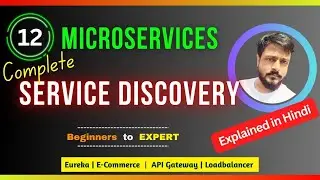 Service Discovery in Microservices | Eureka, API Gateway, Load Balancer Explained in Hindi