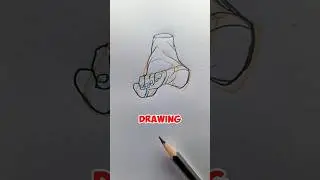 Master Foot Gesture Drawing in Simple Steps #foryou #art #drawing #shorts #awesome #satisfying #draw