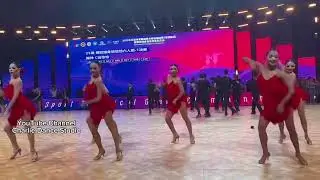 ChaCha Show |Women's Six-A-Son Group Dance Champion#dancesport #dance #dancer #rchacha#ballroomdance