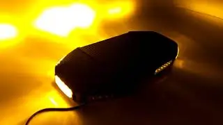 48LED 144W EMERGENCY BEACON LIGHT BAR WARNING TRUCK TOW STROBE AMBER 12V-30V
