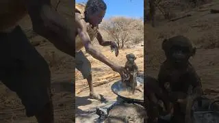 traditional food for the bushmen life#traditionalfood #natureexperience #hadzabetribe #bushlife