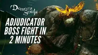 Adjudicator Boss Fight in 2 minutes (Royalty Class) | Demon's Souls