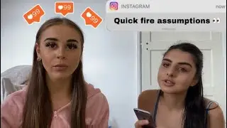 Quick fire assumptions