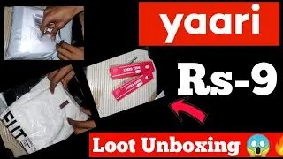 YAARI Rs9 Product LOOT Unboxing First Look⚡ &Quality 😱🤯