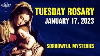 ROSARY TUESDAY, Sorrowful Mysteries of the Holy Rosary 💙 January 17, 2023 💙 VIRTUAL ROSARY