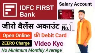 IDFC bank Salary Account, Unboxing, Details, Benifits, Charges