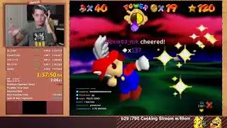 Cheese gets the SM64 120 stars World Record! 1:37:50