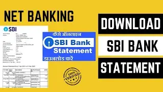 How to download (SBI bank) - Transaction statement