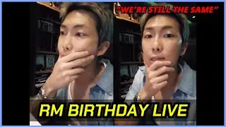 BTS RM Birthday Weverse Live Recap (Reaction With Translations)