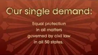 National Equality March - Our Single Demand