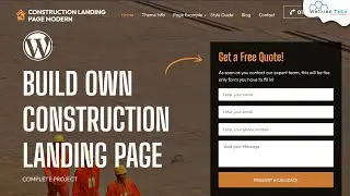 How to Create a Construction Landing Page in WordPress 🔥