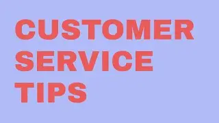 Customer Service Tips Video Template (Editable)