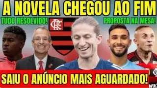 FIM DA NOVELA! SAIU O ANÚNCIO MAIS ESPERADO DO ANO! PROBLEMA RESOLVIDO NO FLAMENGO! PROPOSTA NA MESA
