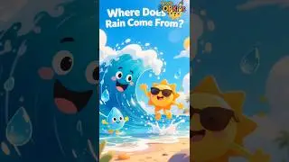 The water cycle - where does rain come form? | Mini Science for kindergarten