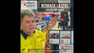 RedBack Laser CX5100 Site Square Layout Tracking Laser