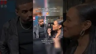 МАЙКЛ Б. ДЖОРДАН В РОЛИ ПАПА ДЕВОЧКИ? #mbj #michaelbjordan #creediii #entertainmentreporter