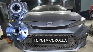 substitui&ccedil;&atilde;o do rolamento do cubo da roda dianteira ... toyota corolla 2019-2023