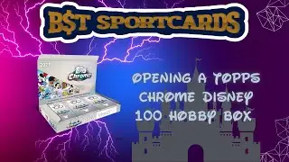 Распаковка коллекционной коробки Topps Chrome Disney 100 2023 года 🏰🐭