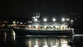 Marilyn Jean V Fishing Boat Night Porgy Sheepshead Bay Brooklyn NY USA 🇺🇸 summer 2021 4K video