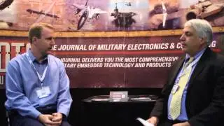 Justin Moll from Vadatech talks to Jeff Child at MILCOM 2013
