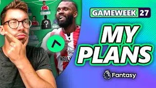 BUYING THIAGO! 🚀 MY FPL GAMEWEEK 27 TRANSFER PLANS! Fantasy Premier League Tips 25/26