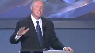 Video Recording of President William Jefferson Clinton Speaking at the 2000 Democratic National ...