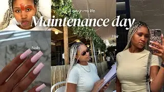 MAINTENANCE VLOG: prep + pack with me for CAPE TOWN | nails, hair, lashes