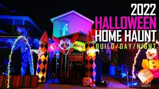 2022 Halloween Home Haunt | Full walkthrough | Insane Clown Haunt