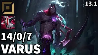 Varus ADC vs Jhin - KR Grandmaster | Patch 13.1